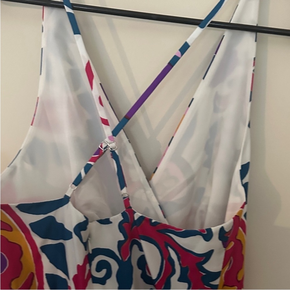 J.Crew Collection Silk Maxi Dress Floral Colorful Sleeveless Tie Waist - Summer - Picture 4 of 9